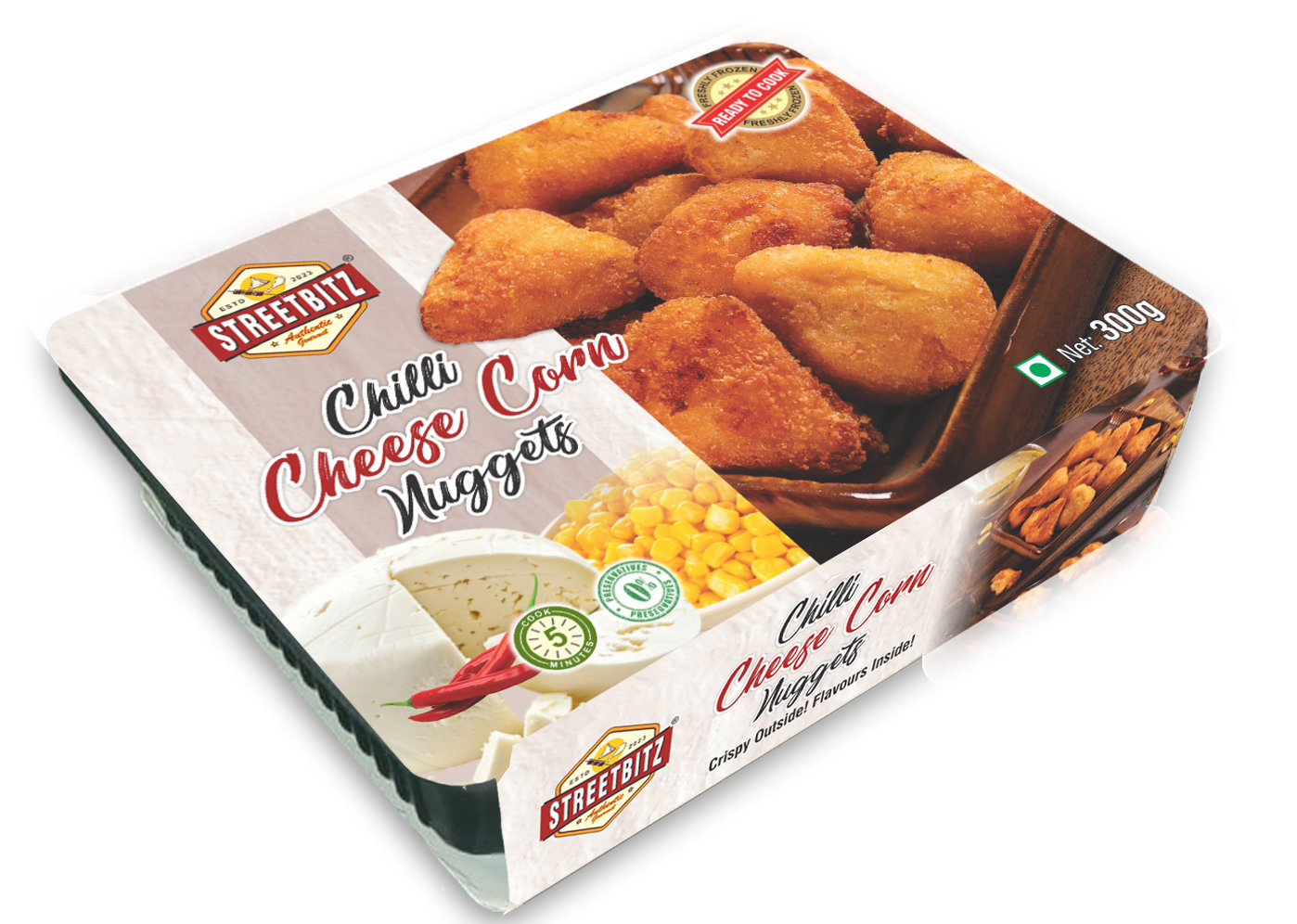 CHILLI CHEESE CORN NUGGETS