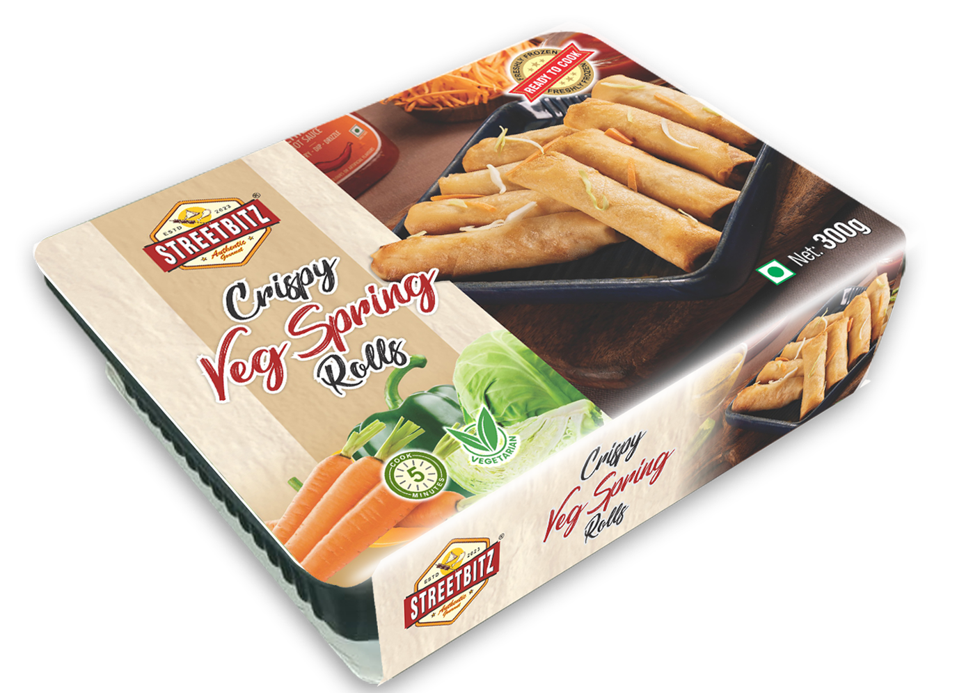 CRISPY VEG SPRING ROLLS