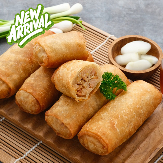 CHICKEN SPRING ROLLS - CRISPY HAWKER STYLE