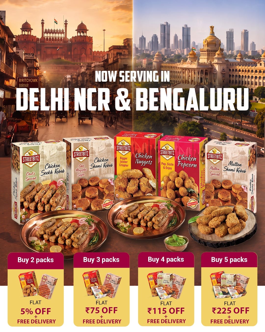 Delivering in Delhi NCR & Bangalore!