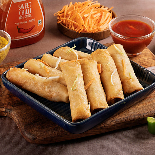 CRISPY VEG SPRING ROLLS